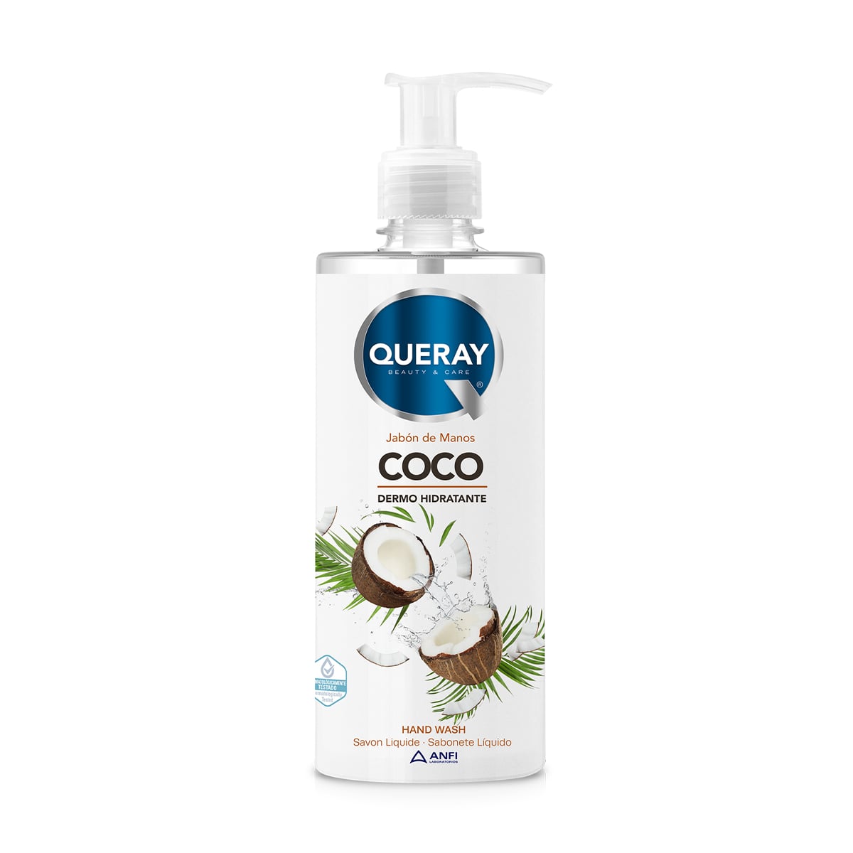 Рідке мило для рук Queray Coco, 500 мл (дозатор)